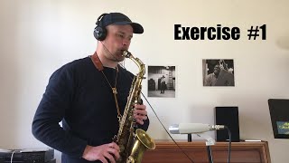 Basic Jazz Conception for Saxophone by Lennie Niehaus Vol 1  Exercise 1