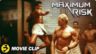 MAXIMUM RISK   JeanClaude Van Damme  Sauna Fight Scene