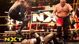 Finn Blor  Apollo Crews vs Samoa Joe  Baron Corbin WWE NXT  9 Dezember 2015