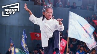 The Karate Kid Crane Kick Final Fight Jaden Smith Scene