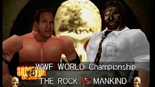 WWF WrestleMania 2000  The Rock vs Mankind  Survivor Series 1998 Hard