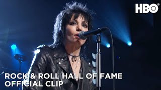 Rock and Roll Hall of Fame Joan Jett Crimson and Clover 2015 Clip  HBO