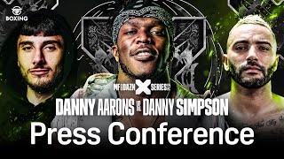 MISFITS  DAZN X SERIES 017 DANNY AARONS VS DANNY SIMPSON  KSI CONCERT  PRESS CONFERENCE LIVE