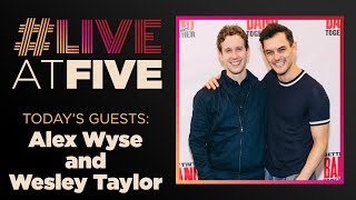 Broadwaycom LiveatFive with Alex Wyse and Wesley Taylor of INDOOR BOYS