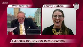 Laura Pidcock interviewed by Andrew Neil on Politics Live  141119