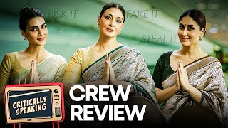 Crew review Tabu Kareena Kapoor and Kriti Sanon pull off a fun heist  Critically Speaking