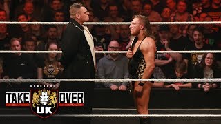 WALTER debuts by crashing Pete Dunnes victory celebration NXT UK TakeOver Blackpool WWE Network