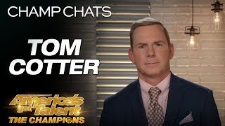 Tom Cotter Chats About Simon Cowell Hitting The Buzzer  Americas Got Talent The Champions