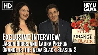 Jason Biggs and Laura Prepon Exclusive Interview  Orange is the New Black Season 2