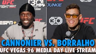 UFC on ESPN 62 Cannonier vs Borralho Media Day Live Stream