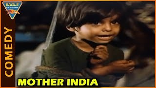 Mother India Movie  Sajid Khan Super Comedy Scene  Sunil Dutt  Rajendra Kumar  Nargis Dutt