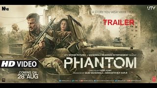 Phantom 2015 Official Trailer  Saif Ali KhanKatrina KaifRajesh Tailang Is Raw Agent Alok