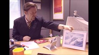 Ricky Gervais The Office  David Brent Photography Training Video Intro  End
