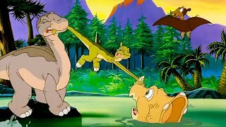 THE LAND BEFORE TIME II THE GREAT VALLEY ADVENTURE Clip  Sinking 1994