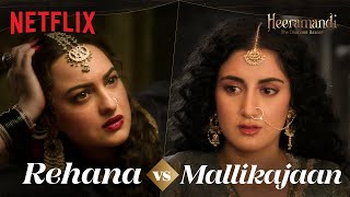 Sonakshi Sinhas MOST Intense Scene With Manisha Koirala   Heeramandi The Diamond Bazaar