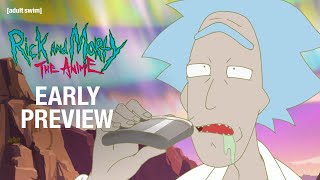 Rick and Morty The Anime  EARLY LOOK  adult swim