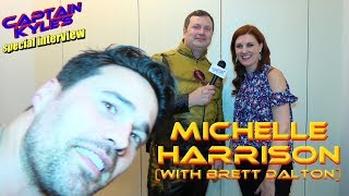 Michelle Harrison with Brett Dalton  Captain Kyle Special Interview