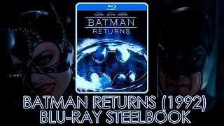 Batman Returns 1992 Bluray Steelbook  Tim Burton  Michael Keaton Michelle Pfeiffer  Unboxing