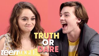 The Kissing Booth Cast Plays Truth or Dare  Teen Vogue