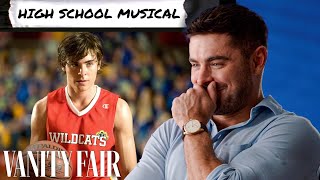 Zac Efron Rewatches High School Musical Neighbors The Greatest Showman  More  Vanity Fair