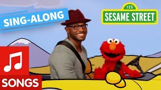 Sesame Street Lets Go Driving with Elmo and Taye Diggs with Lyrics  Elmos Sing Along Series