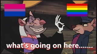 The Great Mouse Detective 1986 but only the gay parts