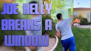 Joe Kelly Breaks His Own Window With Wild Pitch In Back Yard
