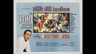 Humphrey Bogart Gina Lollobrigida in John Huston  Truman Capotes Beat the Devil 1953