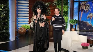 Sean Hayes Spots Cher in the Audience