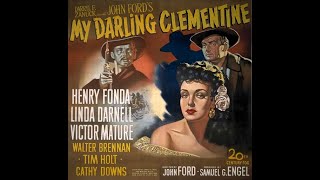 Henry Fonda Victor Mature  Walter Brennan in John Fords My Darling Clementine 1946