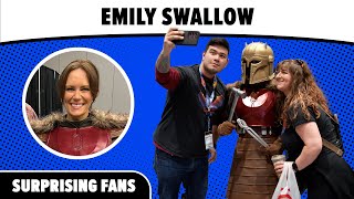 Emily Swallow  Surprising Fans at FAN EXPO  The Armorer The Mandalorian