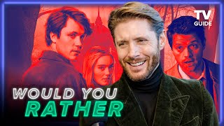 The Winchesters Cast Plays Who Would You Rather Supernatural Edition  Jensen Ackles Meg Donnelly