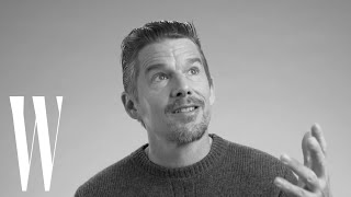 Ethan Hawke on River Phoenix Dead Poets Society and What Makes Him Cry  Screen Tests  W Magazine