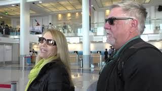 Bruce McGill talks about why he does not like Michael Moore while departing at LAX Airport in Los An