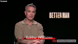 Robbie Williams BETTER MAN movie interviews Jonno Davies Michael Gracey  September 11 2024 4K