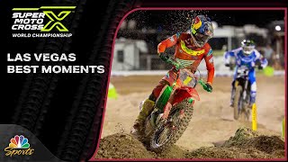 SuperMotocross playoffs 2024 Round 3 Las Vegas Motor Speedway best moments  Motorsports on NBC