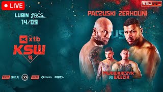 KSW 98 Paczuski vs Zerhouni  MMA LIVE STREAM  FIGHT COMPANION Konfrontacja Sztuk Walki  KSWTV