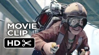 Tomorrowland Movie CLIP  Jet Pack Ride 2015  George Clooney Britt Robertson Movie HD