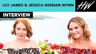 Mamma Mia Stars Lily James  Jessica Keenan Wynn Talk About Sneaking Out To Go To Parties Hollywire