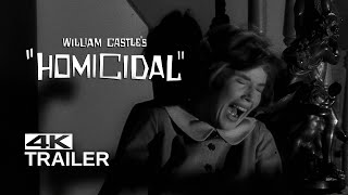 HOMICIDAL Theatrical Trailer 1961 Glenn Corbett Joan Marshall