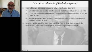 The Cuban Breakthrough  Memories of Underdevelopment 1968  Preview Lecture