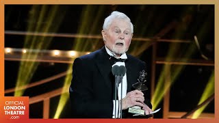 Sir Derek Jacobi receives the Lifetime Achievement award  Olivier Awards 2023 with Mastercard