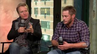 Travis Fimmel And Linus Roache Discuss History Channels Show Vikings  BUILD Series