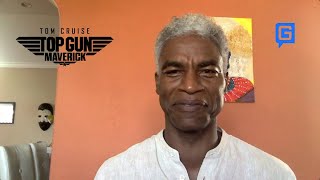 Charles Parnell talks Top Gun Maverick working alongside Tom Cruise and playing Admiral Warlock