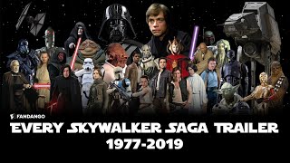 ALL Star Wars Skywalker Saga Trailers 19772019  Movieclips Trailers