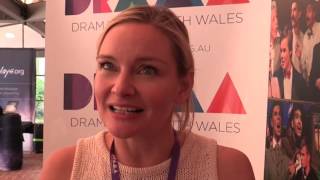 Natasha Beaumont talks about Tony Kishawi Commedia at the Drama NSW Conferance 2016