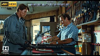 Terminator 1984 T800 Gun Shop  Wrong Sarah Connor 4K UHD HDR Remastered Gale Anne Hurd 316
