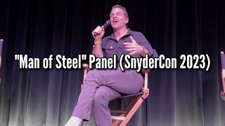 Man of Steel Panel at SnyderCon 2023  Zack Snyder Deborah Snyder Alex McDowell Christina Wren