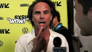 Walton Goggins Shocked by Interviewers Question  The Uninvited SXSW 2024 Red Carpet Interview