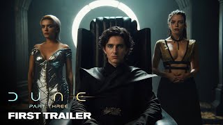 DUNE PART THREE  First Trailer 2026 Timothe Chalamet Zendaya  Warner Bros